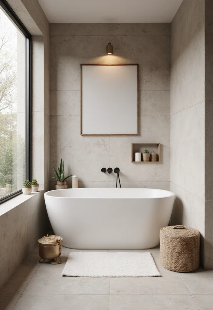 18 Neutral Bathroom Ideas That Feel Calm - 8. Monochromatic Color Schemes