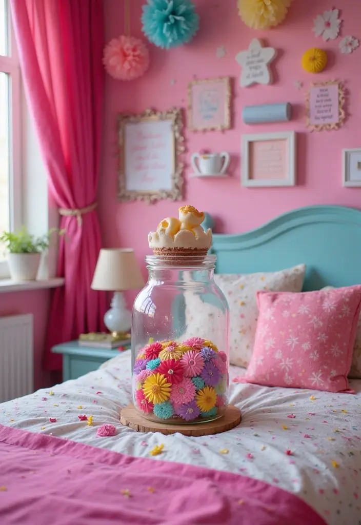25 Barbie Bedroom Ideas for Kids That Are Pretty in Pink - 25. Barbie Dream Jar
