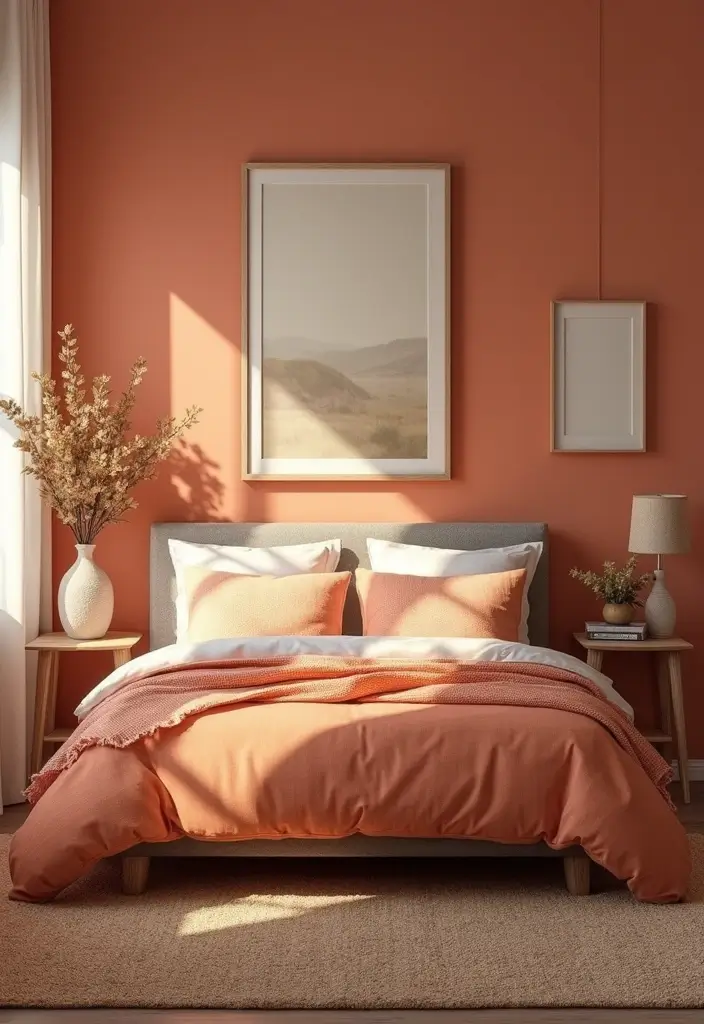 25 Bloxburg Parents Bedroom Ideas That Feel Elegant and Warm - 12. Warm Color Accents