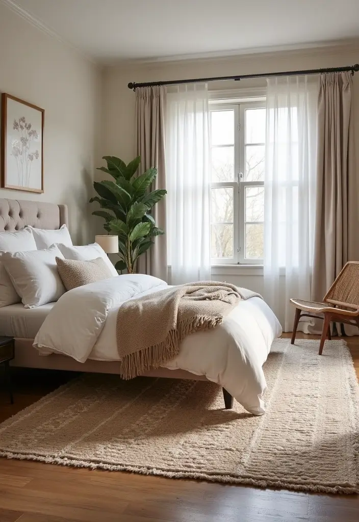 25 Bloxburg Parents Bedroom Ideas That Feel Elegant and Warm - 14. Layered Rugs