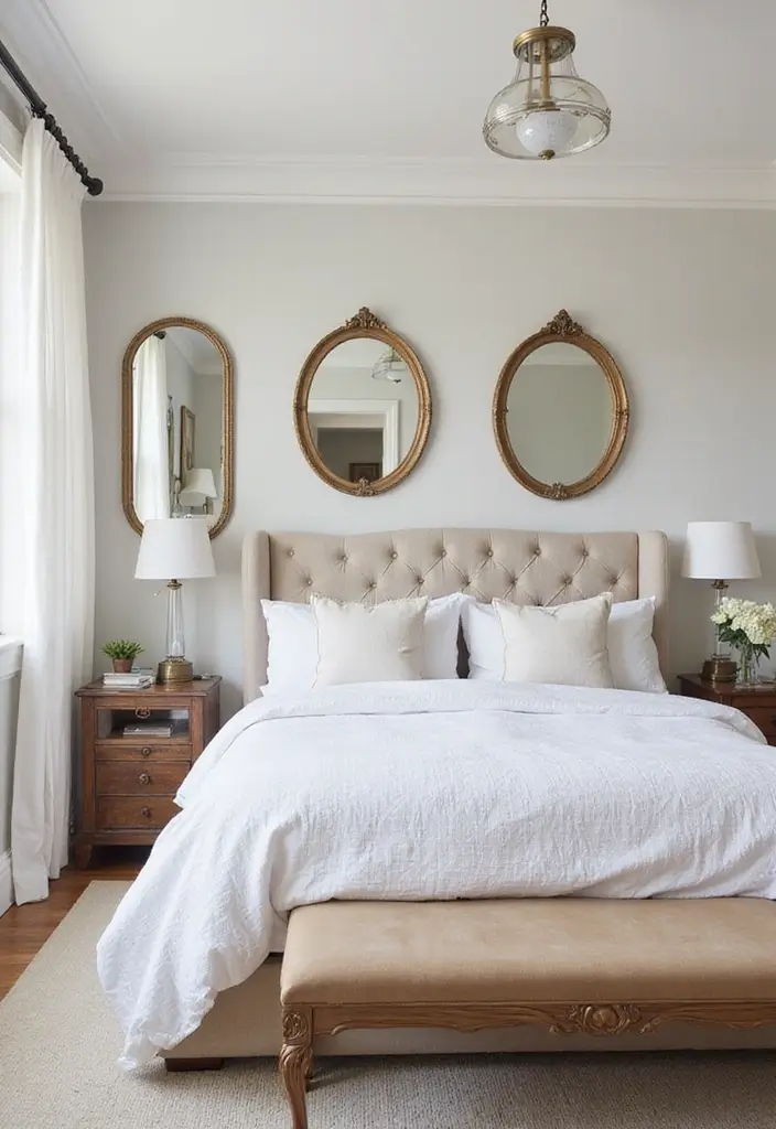 25 Bloxburg Parents Bedroom Ideas That Feel Elegant and Warm - 17. Beautiful Mirrors