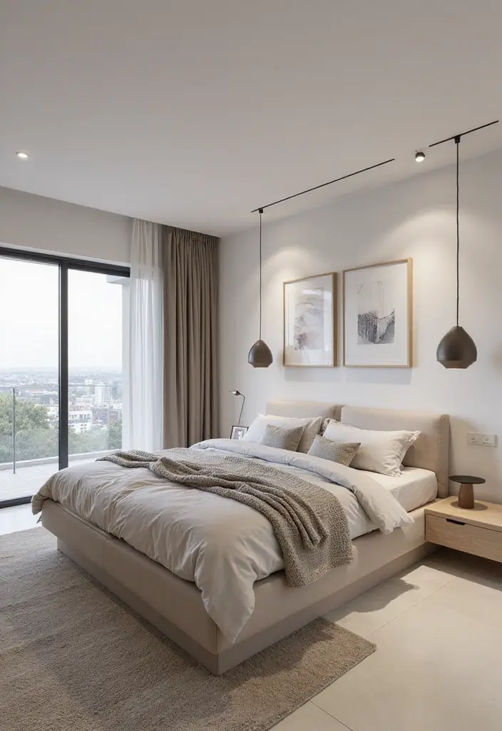 25 Grown Women Bedroom Ideas That Balance Comfort & Confidence - 2. Modern Minimalism with Clean Lines