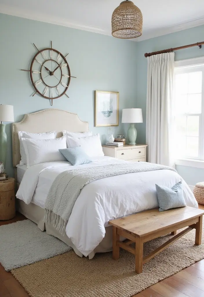 25 Grown Women Bedroom Ideas That Balance Comfort & Confidence - 24. Coastal Retreat Vibes