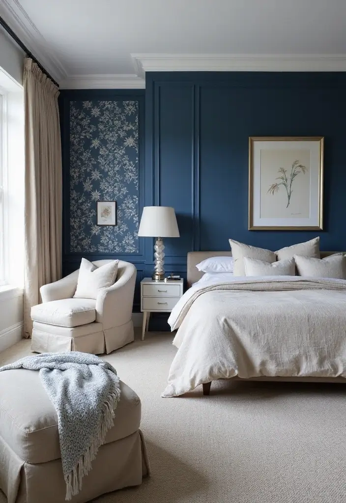 25 Grown Women Bedroom Ideas That Balance Comfort & Confidence - 5. Bold Statement Walls