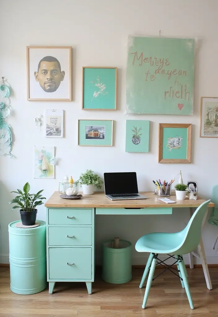 25 Mint Green Bedroom Ideas That Feel Cool & Refreshing - 23. Mint Green DIY Projects