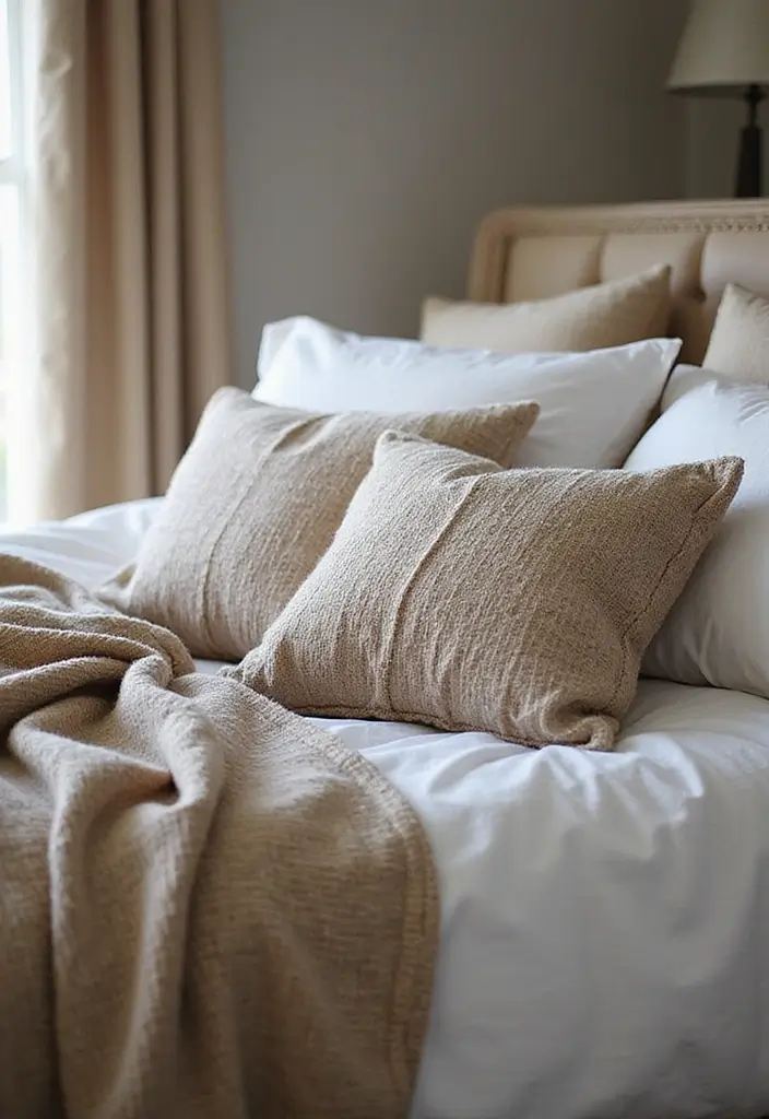 25 Small Primary Bedroom Ideas That Feel Calm & Luxurious - 3. Luxurious Bedding Options