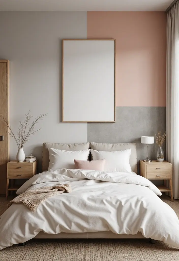 25 Small Primary Bedroom Ideas That Feel Calm & Luxurious - 8. Accent Wall for Character