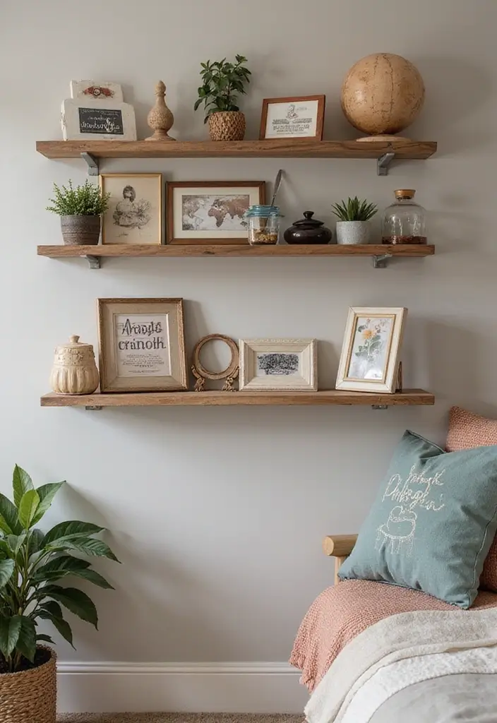 26 Girls Bedroom Ideas for Small Rooms That Are Sweet & Space-Savvy - 23. Sweet Personal Keepsakes