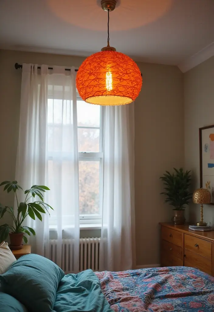 26 Girls Bedroom Ideas for Small Rooms That Are Sweet & Space-Savvy - 25. Funky Light Fixtures