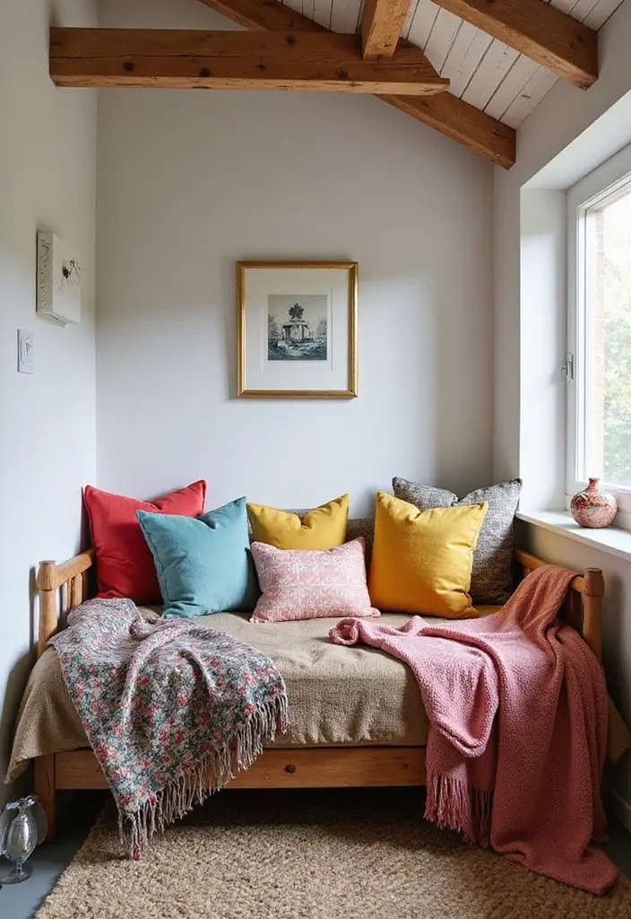 26 Ingenious Mezzanine Bedroom Small Loft Ideas - 17. Incorporate a Daybed for Flexibility