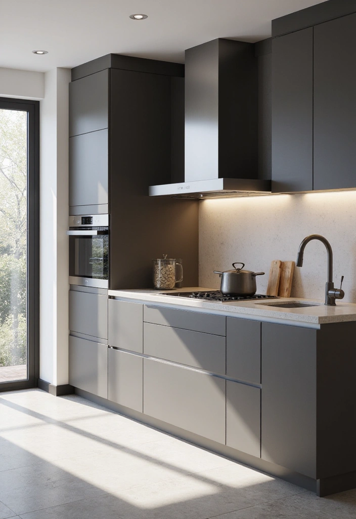 27 One Bedroom Apartment Ideas That Feel Spacious & Modern - 20. Sleek Appliances