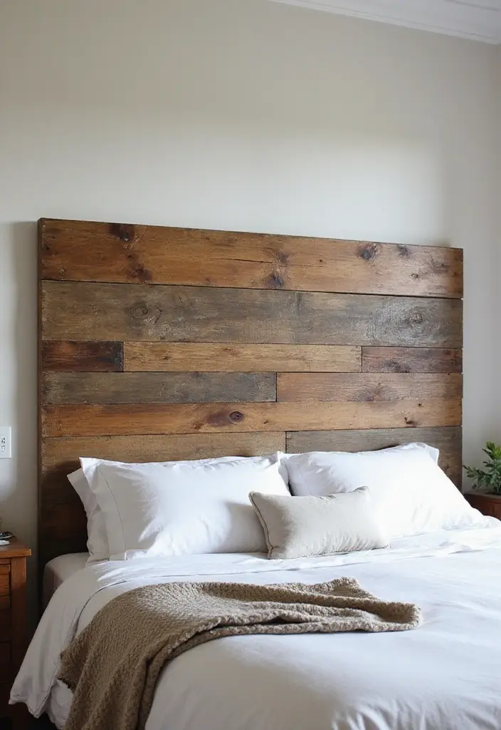 27 Western Boho Bedroom Ideas That Mix Wild Spirit and Style - 12. Rustic Headboards