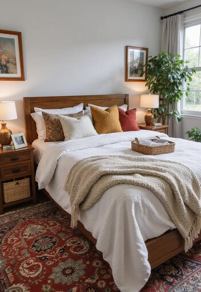 27 Western Boho Bedroom Ideas That Mix Wild Spirit and Style - 2. Layered Textiles