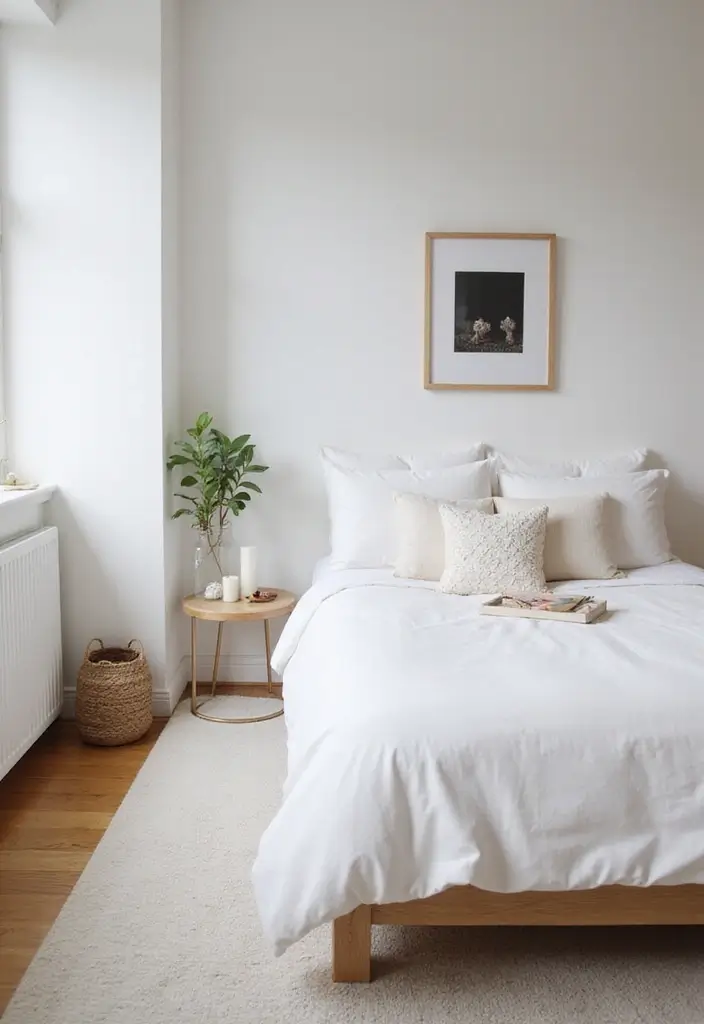 28 Minimalist Bedroom Decor Ideas That Feel Calm and Clutter-Free - 12. Personalized Touches