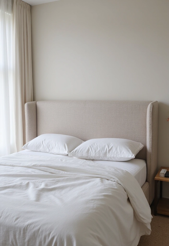 28 Minimalist Bedroom Decor Ideas That Feel Calm and Clutter-Free - 14. Simple Headboards