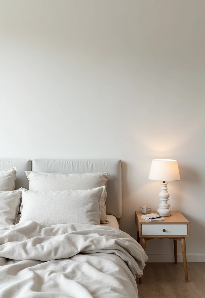 28 Minimalist Bedroom Decor Ideas That Feel Calm and Clutter-Free - 21. Accent Pieces with Purpose