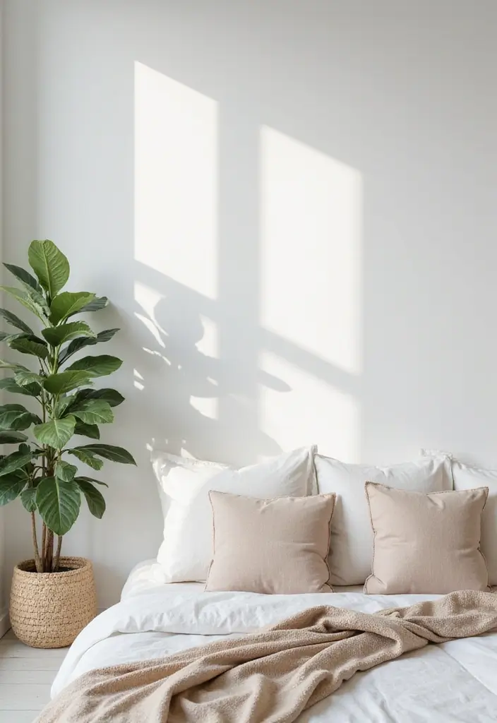 28 Minimalist Bedroom Decor Ideas That Feel Calm and Clutter-Free - 7. Indoor Plants