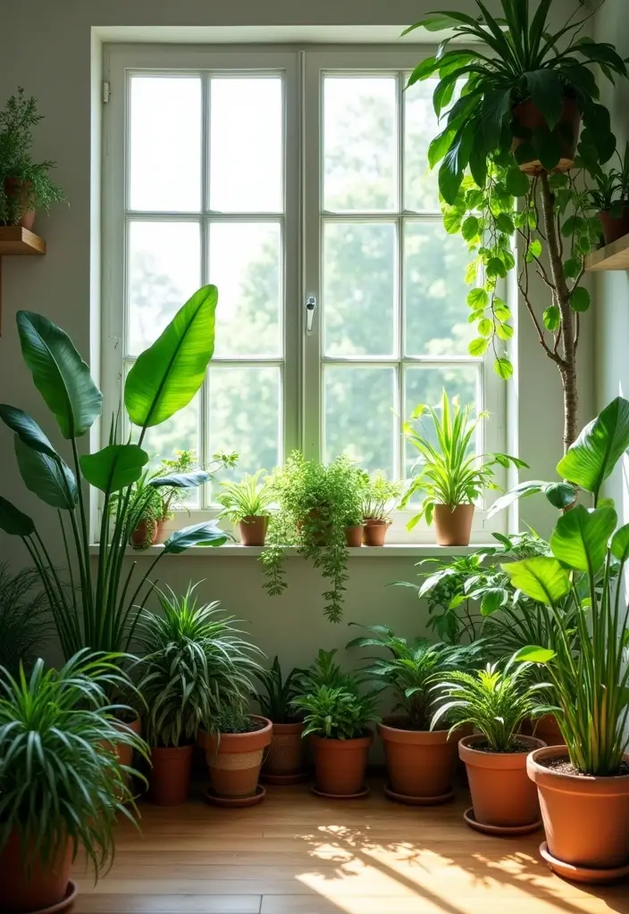 28 Modern Bedroom Interior Design Ideas That Feel Luxe & Serene - 6. Greenery and Indoor Plants