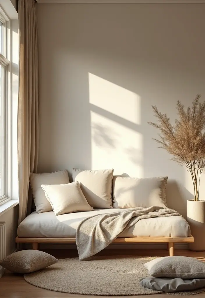 29 Apartment Bedroom Decor Ideas That Feel Cozy and Chic - 20. Cozy Corner Seating