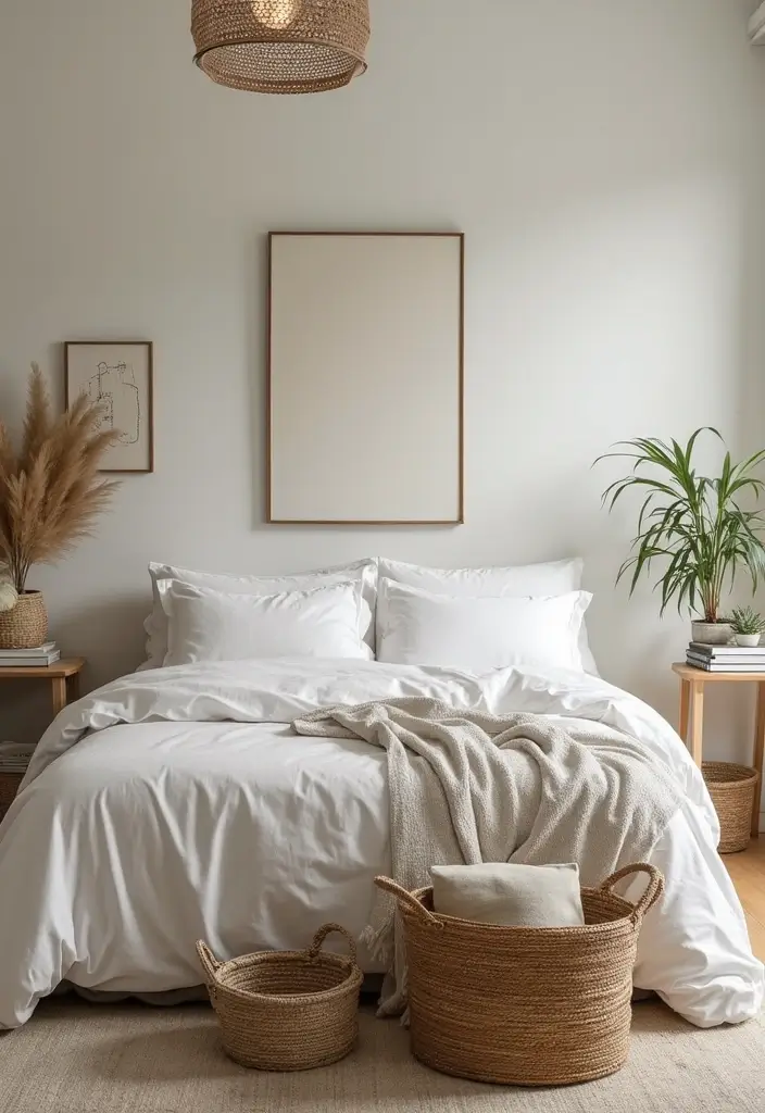 29 Apartment Bedroom Decor Ideas That Feel Cozy and Chic - 6. Stylish Storage Solutions