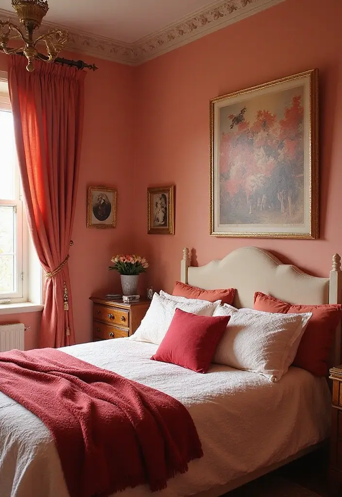 29 Romantic Bedroom Ideas for Him's Birthday That Feel Personal & Cozy - 10. Warm Color Palette