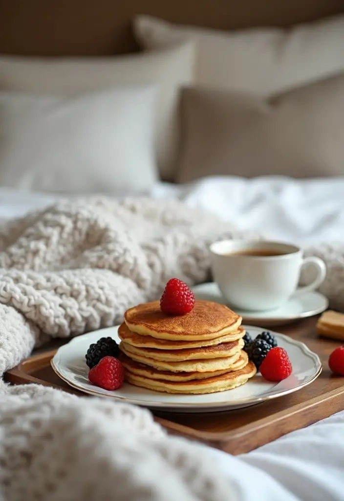 29 Romantic Bedroom Ideas for Him's Birthday That Feel Personal & Cozy - 3. Romantic Surprise with Breakfast in Bed