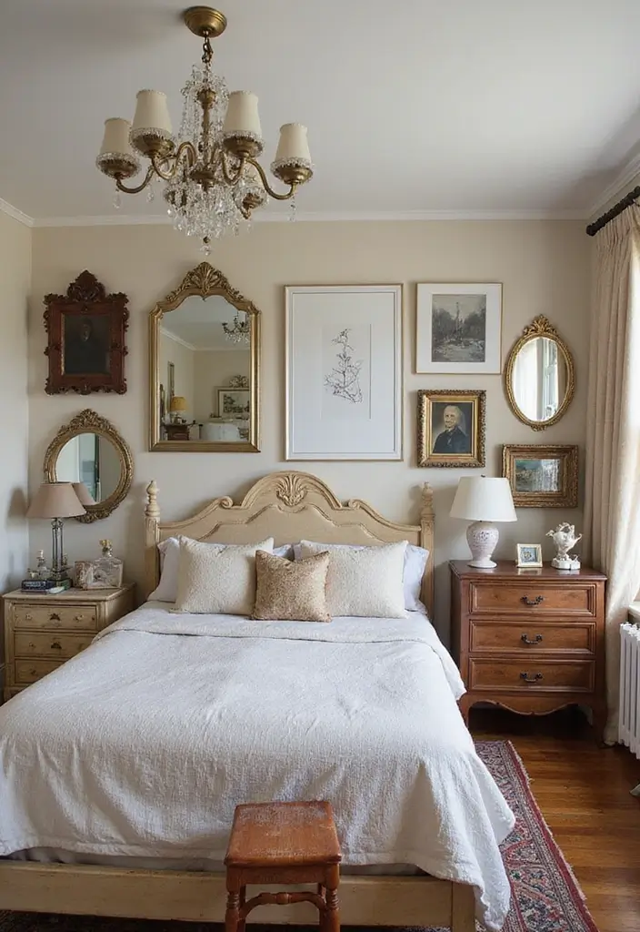 30 Bedroom Ideas for Black Women That Feel Bold, Beautiful & Empowering - 14. Vintage Finds