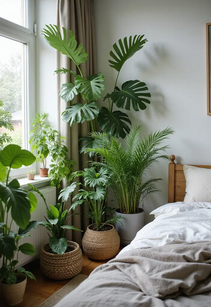 30 Bedroom Ideas for Black Women That Feel Bold, Beautiful & Empowering - 6. Indoor Plants