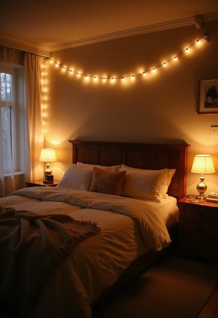 30 Bedroom Ideas for Black Women That Feel Bold, Beautiful & Empowering - 9. Soft Lighting