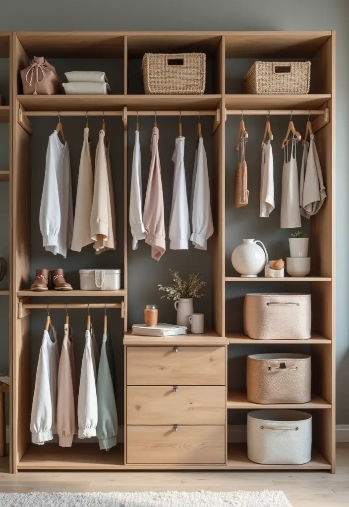 30 Bedroom Wardrobe Design Ideas That Maximize Space Beautifully - 19. Stylish Wardrobe Accessories