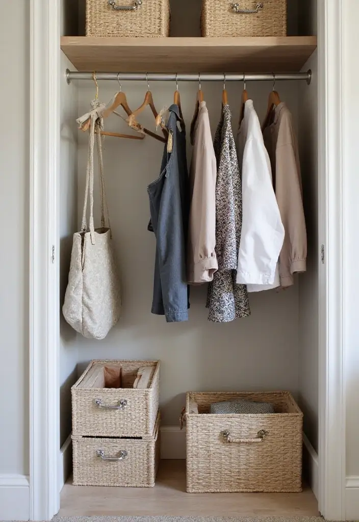 30 Bedroom Wardrobe Design Ideas That Maximize Space Beautifully - 28. Accessories for Stylish Wardrobe Organization