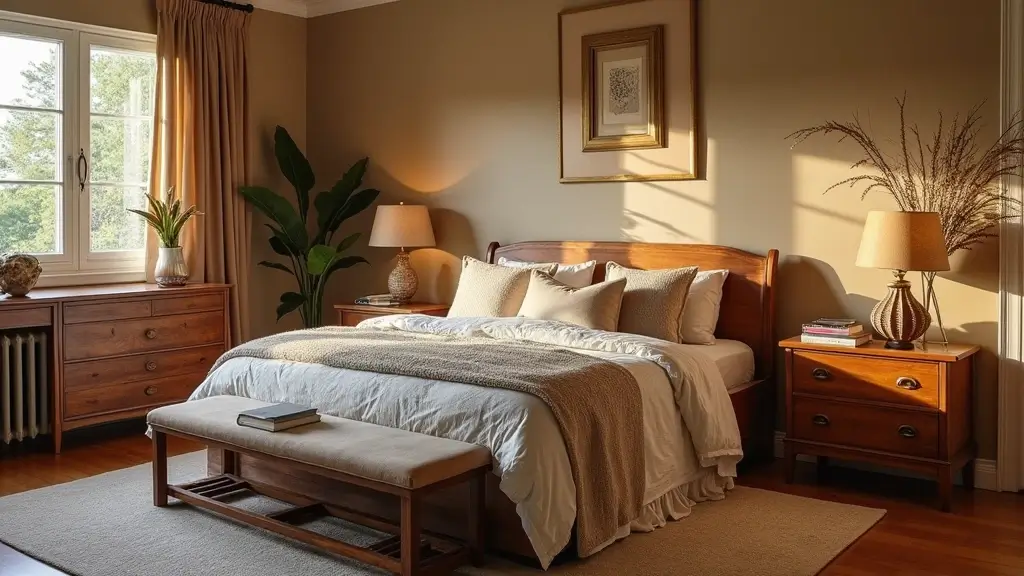 30 Cherry Wood Bedroom Decor Ideas That Feel Rich and Cozy