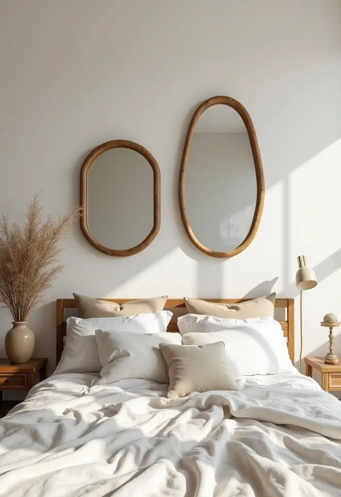 30 Cozy Boho Bedroom Ideas That Feel Dreamy and Relaxed - 29. Bohemian Mirrors
