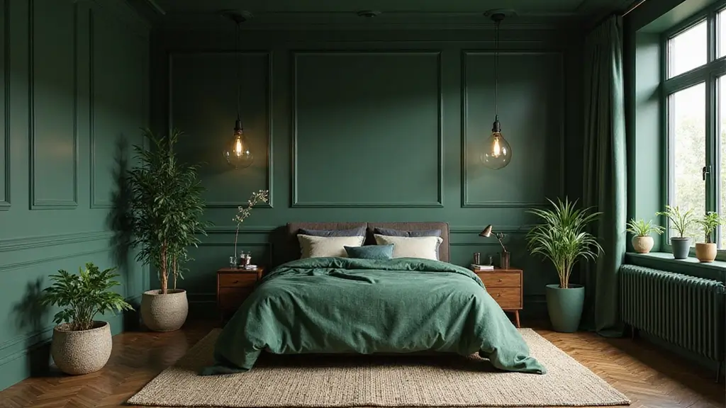30 Dark Green Bedroom Ideas That Feel Cozy, Calm & Luxurious