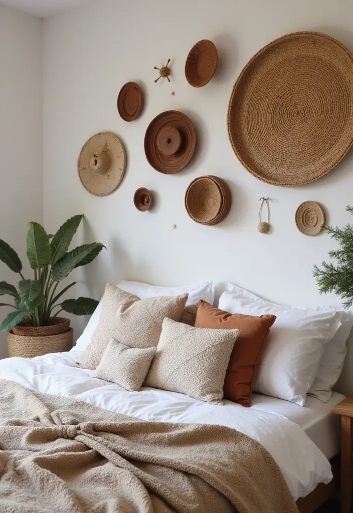 30 Forest Green Bedroom Ideas That Bring Nature Indoors - 26. Incorporating Artisanal Crafts