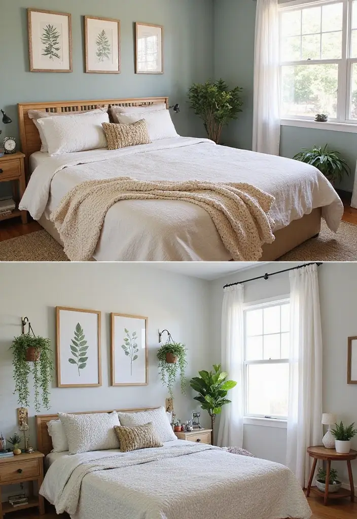 30 Jungle Bedroom Ideas for Adults That Bring Nature Indoors - 30. Seasonal Decor Changes
