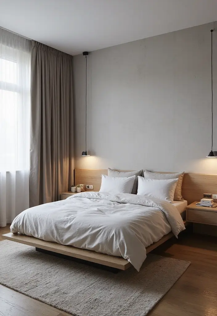 30 Men’s Small Bedroom Ideas That Feel Minimal & Masculine - 2. A Sleek Platform Bed