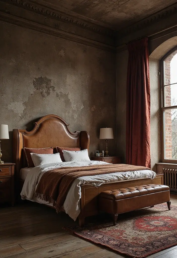 30 Modern Victorian Bedroom Ideas That Blend Old and New Perfectly - 28. Textural Contrast in Accessories