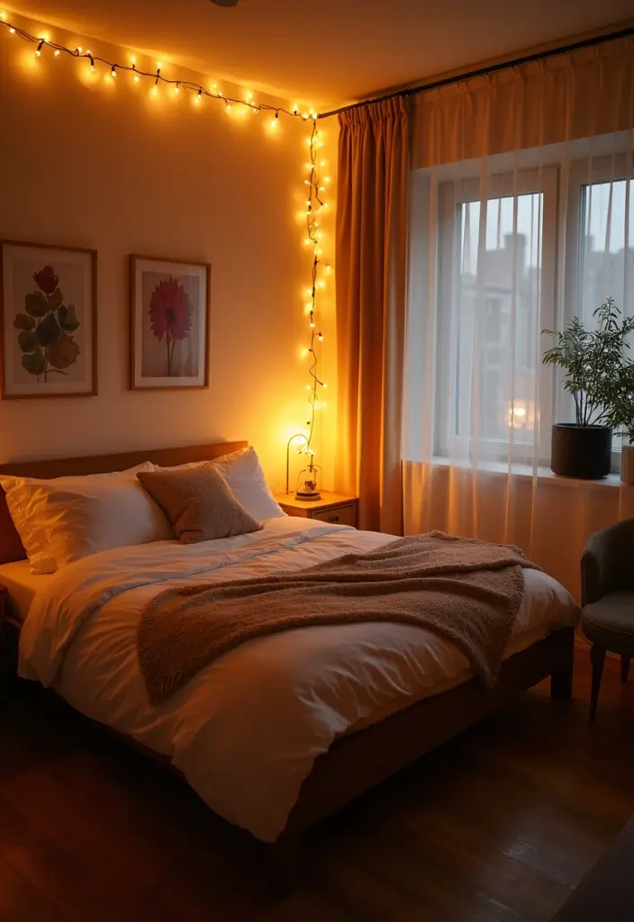 30 Shared Bedroom Ideas for Teens That Are Trendy & Functional - 14. Creative Lighting Solutions