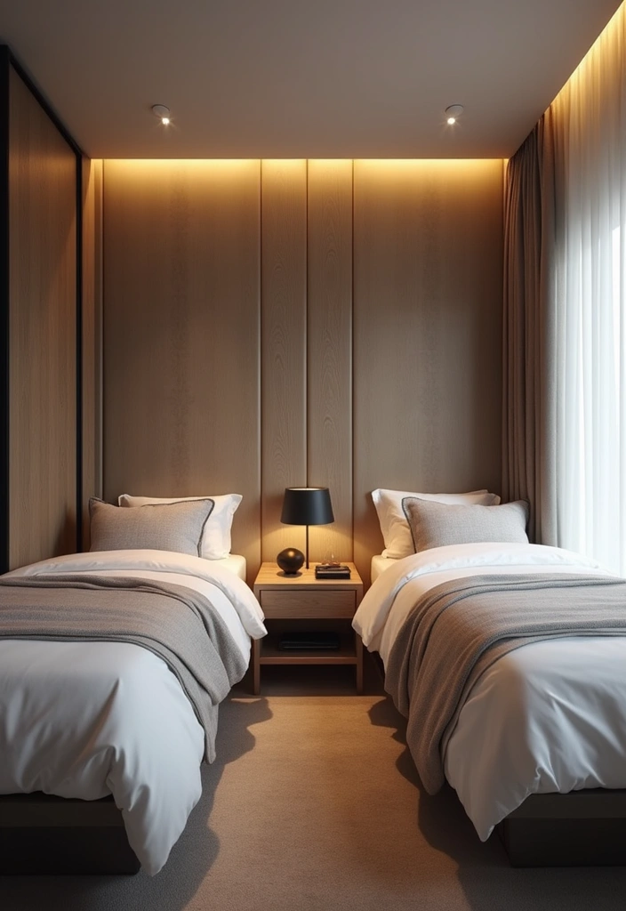 30 Shared Bedroom Ideas for Teens That Are Trendy & Functional - 22. Incorporating Technology Seamlessly