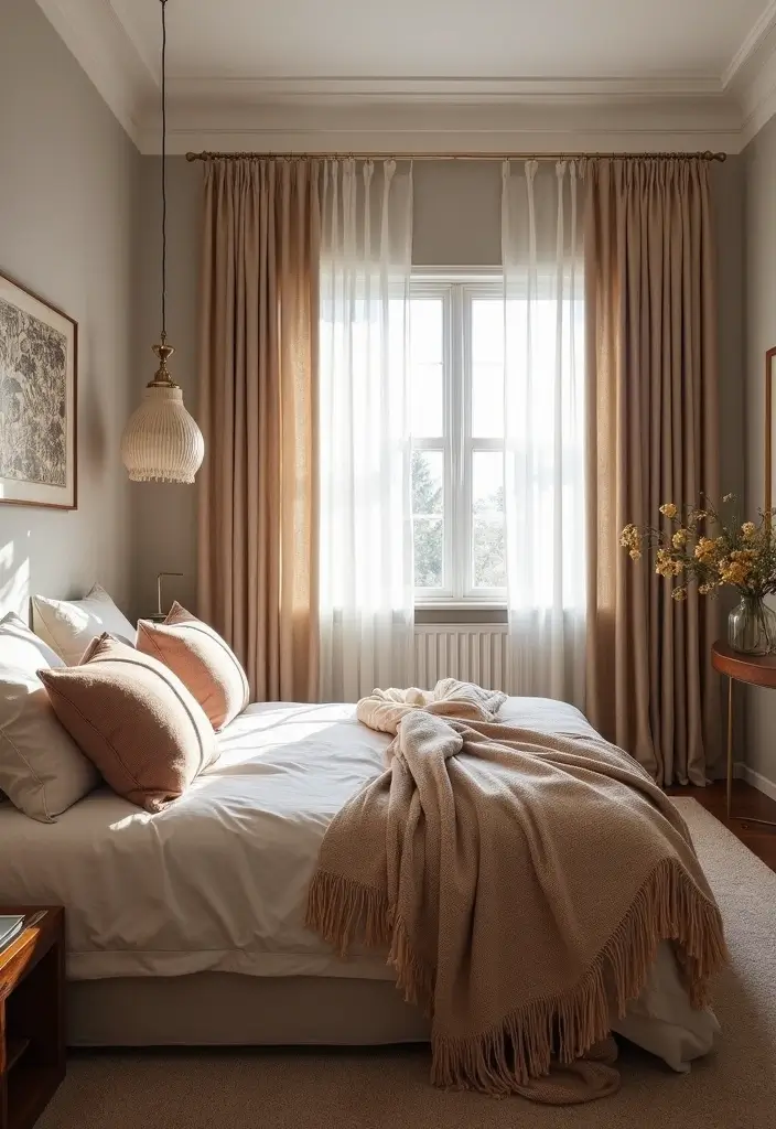 30 Shared Bedroom Ideas for Teens That Are Trendy & Functional - 24. Clever Use of Fabrics and Textiles