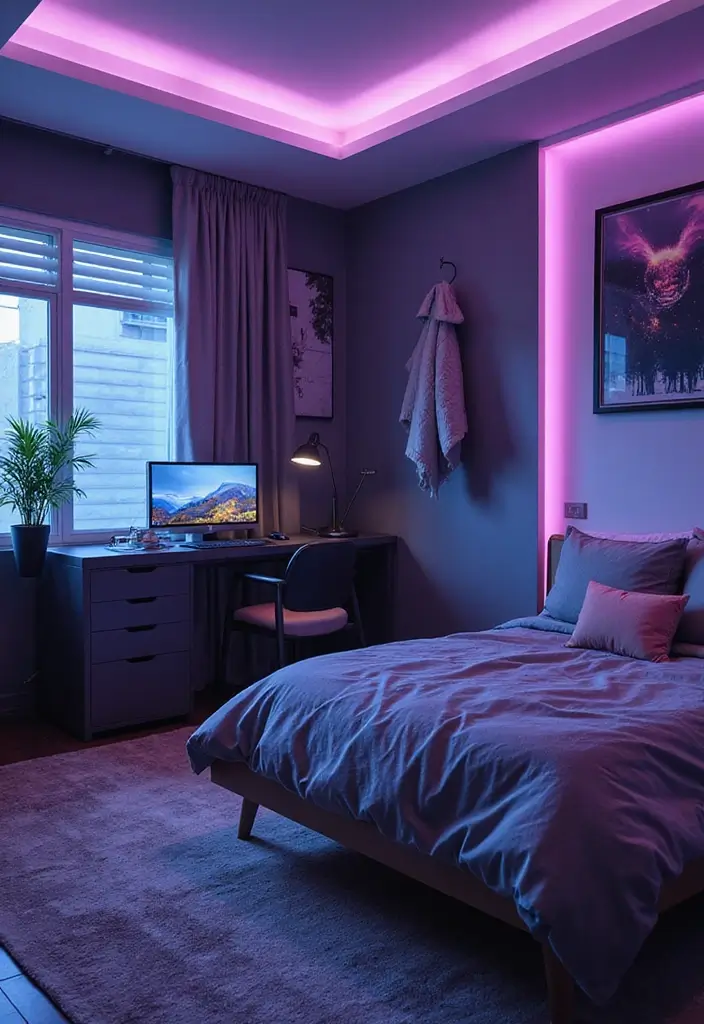 30 Toca Boca Big Family House Ideas Bedroom That Feel Fun & Cozy - 13. Tech Wonderland