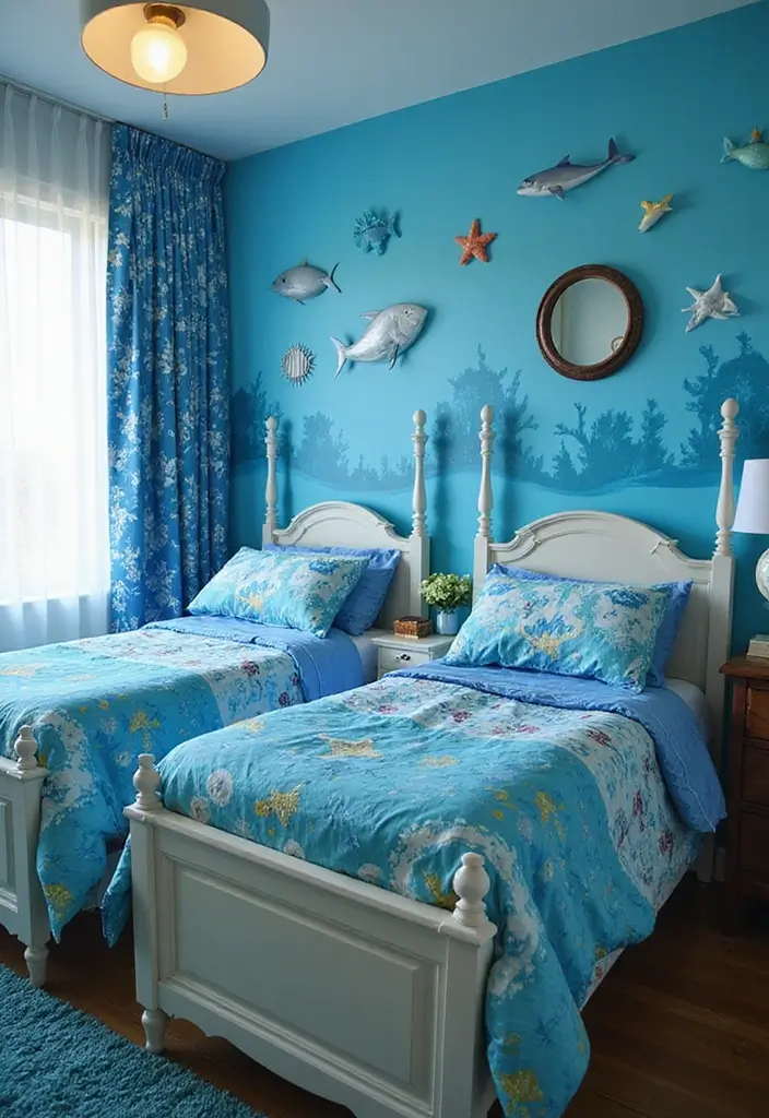 30 Toca Boca Room Ideas Big Family House Bedroom Twins Edition - 6. Underwater Adventure