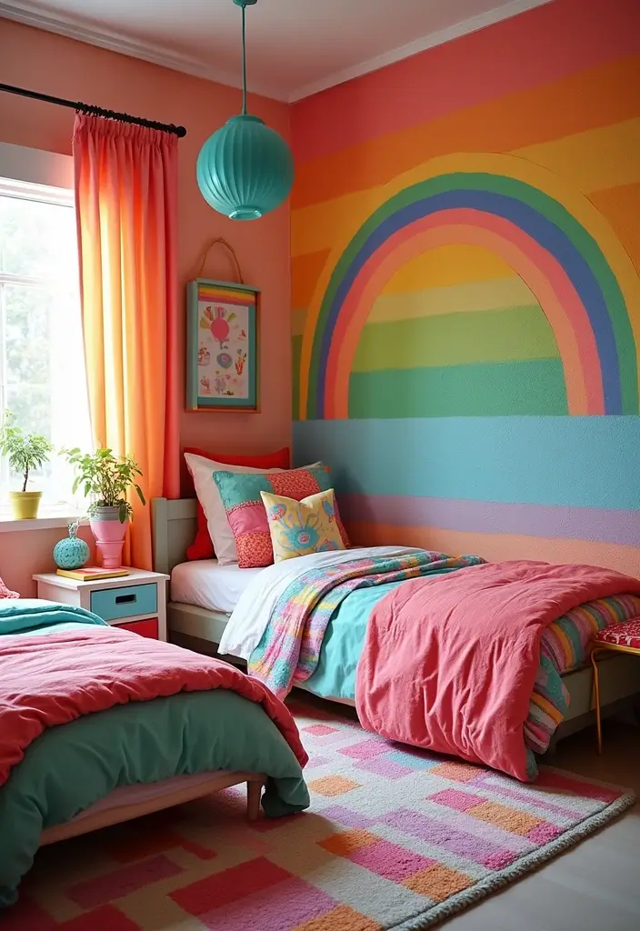 30 Toca Boca Room Ideas Big Family House Bedroom Twins Edition - 9. Color Explosion