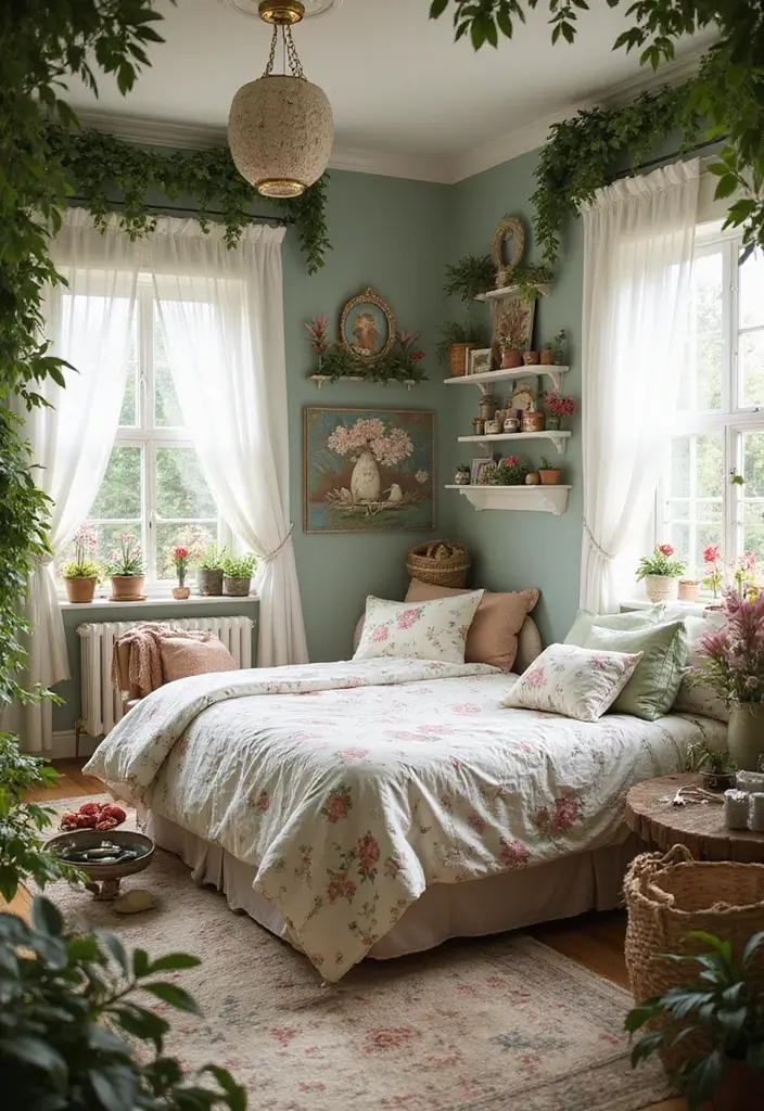 30 Twin Bedroom Ideas for Boys That Are Fun & Functional - 21. Enchanted Garden