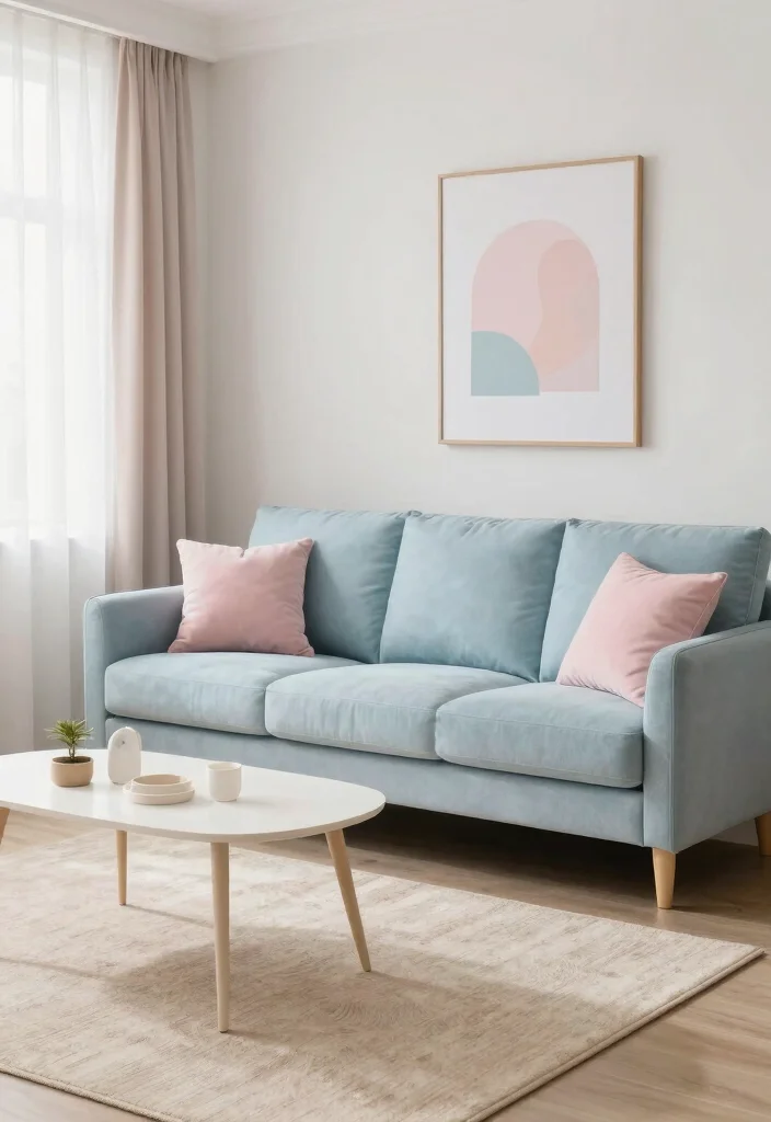 16 Beige Rug Living Room Ideas for a Soft, Timeless Style - 6. Subtle Layering with Soft Hues 1