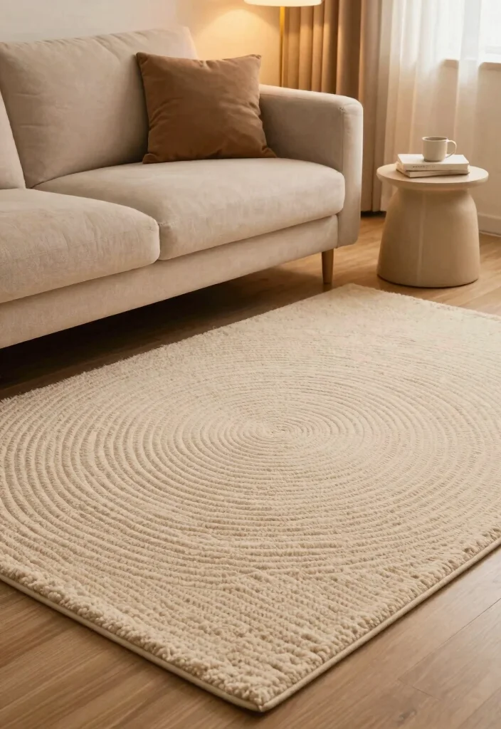 16 Best Rugs for Living Room That Elevate Any Space - 11. Textured Loop Rug 1