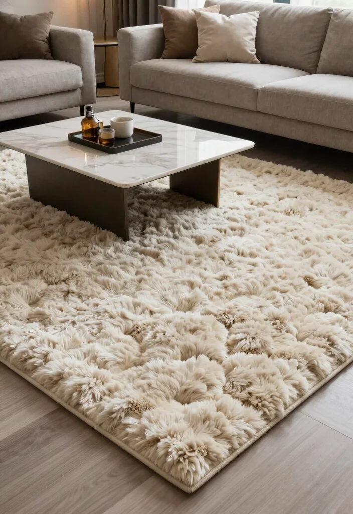 16 Best Rugs for Living Room That Elevate Any Space - 13. Tufted Wool Rug 1