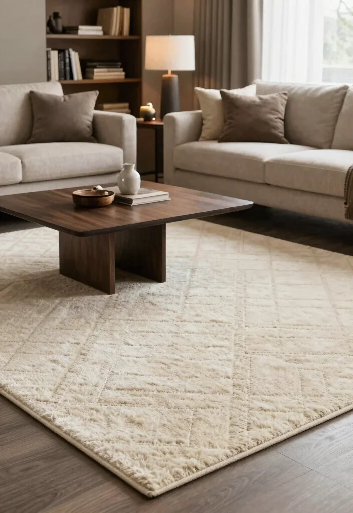 16 Best Rugs for Living Room That Elevate Any Space - 4. Sustainable Wool Area Rug 1