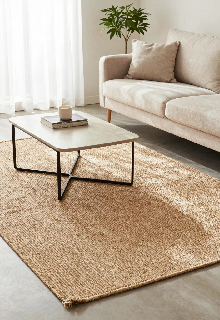16 Best Rugs for Living Room That Elevate Any Space - 5. Hemp Area Rug 1